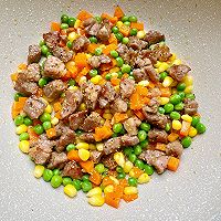 #夏日鲜味轻享健康#三色蔬菜炒牛肉的做法图解7