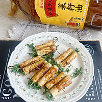 #菜油就选外婆乡，新鲜开榨抢先尝#豆皮香菜卷的做法图解9
