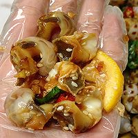 酸辣开胃~捞汁芥末花螺!Q弹爽口的做法图解1