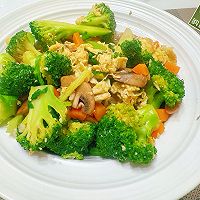 #纳福汇轻松喷出美味#低卡减脂餐!鸡蛋炒什锦菜的做法图解1