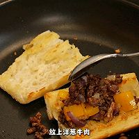 黑松露洋葱牛肉法棍的做法图解6