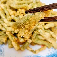 蛋黄焗豆角的做法图解14