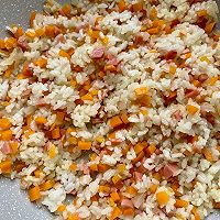 #安佳真草饲 营养护全家#芝士蛋包饭的做法图解3