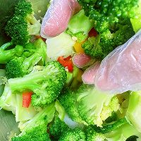 #纳福汇轻松喷出美味#低卡减脂餐!凉拌西兰花的做法图解9