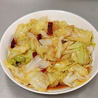 #菜油就选外婆乡,新鲜开榨抢先尝#炝炒莲花白的做法图解10