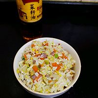 #菜油就选外婆乡,新鲜开榨抢先尝#蛋炒饭的做法图解7