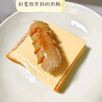 芝士肉肠吐司的做法图解4