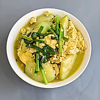 蒲瓜虾皮韭菜炒蛋的做法图解12