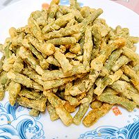 蛋黄焗豆角的做法图解13