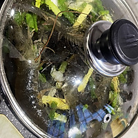 快手做海鲜原汁原味葱姜焖活虾!的做法图解12