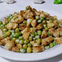 蒜香鸡肉甜青豆的做法图解6
