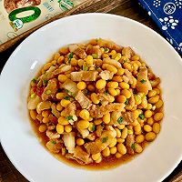 #夏日鲜味轻享健康#黄豆烧肉的做法图解13
