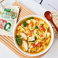 #夏日鲜味轻享健康#蘑菇番茄豆腐汤的做法图解7