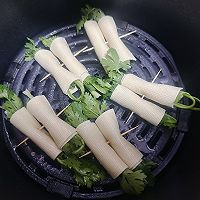 #菜油就选外婆乡，新鲜开榨抢先尝#豆皮香菜卷的做法图解5