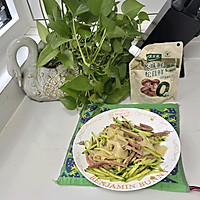 #夏日鲜味轻享健康#松茸鲜凉拌火腿黄瓜宽粉皮的做法图解9