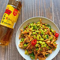 #菜油就选外婆乡，新鲜开榨抢先尝#毛豆肉丝的做法图解5