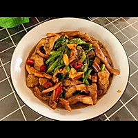 #菜油就选外婆乡,新鲜开榨抢先尝#家庭快手菜肉片油麦菜的做法图解7