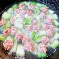 #纳福汇轻松喷出美味#冬瓜鲜肉丸汤的做法图解8