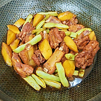 #菜油就选外婆乡，新鲜开榨抢先尝#土豆豆角烧排骨的做法图解15