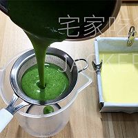 双色抹茶生巧,茶香与奶香邂逅,丝滑与浓醇的碰撞。的做法图解15