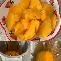 芒果巴巴露亚的做法图解2
