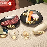 清炖萝卜牛肋条的做法图解1