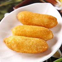 解锁油炸香蕉西安品茶工作室脆皮全城安排热乎的美味的做法图解2