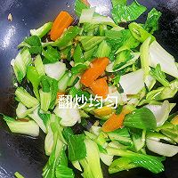 藤椒味八爪鱼丁炒上海青!的做法图解8