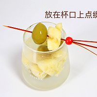 欧洲橄榄菠萝气泡水 + 欧洲夹心橄榄水果奶酪串的做法图解8