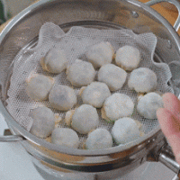 【宝宝辅食】紫菜蒸云吞的做法图解6