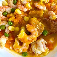 #夏日鲜味轻享健康#鲜虾南瓜玉米浓汤的做法图解13