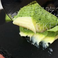 双色抹茶生巧,茶香与奶香邂逅,丝滑与浓醇的碰撞。的做法图解21