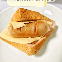 芝士肉肠吐司的做法图解5