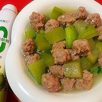 #纳福汇轻松喷出美味#冬瓜鲜肉丸汤的做法图解12