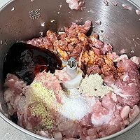 肉包子馅调制的做法图解3