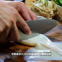 黑松露香煎鱿鱼的做法图解1