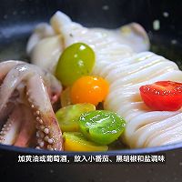 黑松露香煎鱿鱼的做法图解4