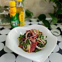 #豪吉藤椒油真香来袭#椒麻牛肉拌香菜的做法图解7