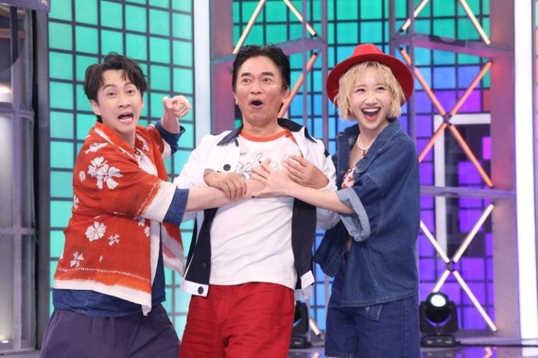 吴宗宪和Lulu、陈汉典一起出席节目转型记者会。图／三立提供