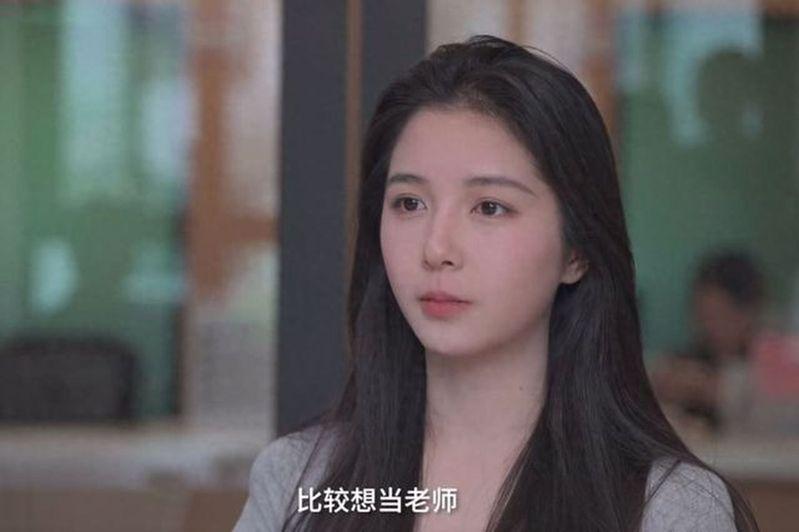 张沈心然称想当老师。（视频截屏）
