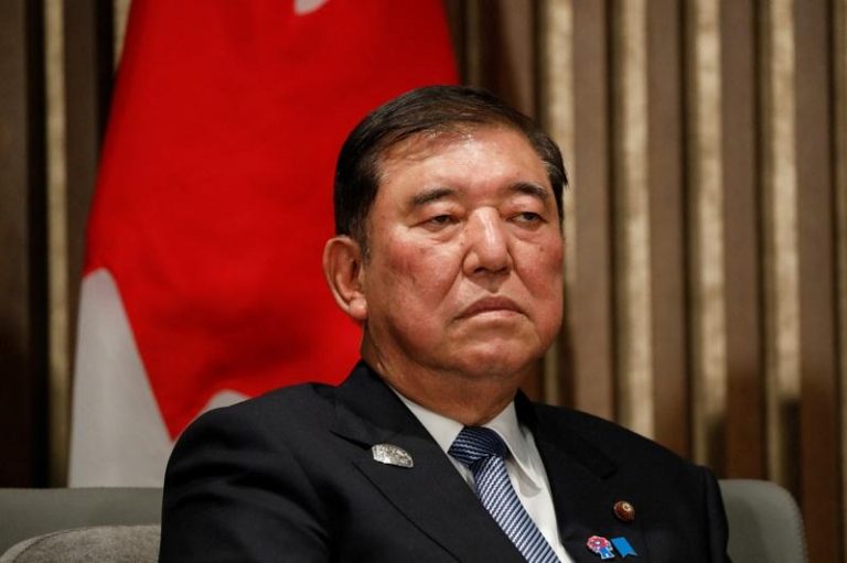 日本首相石破茂出席在加拿大举行的G7高峰会。(路透)