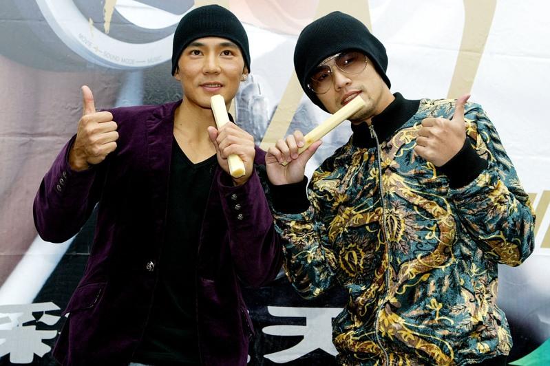 刘畊宏(左)、周杰伦(右)。 (本报数据照片)