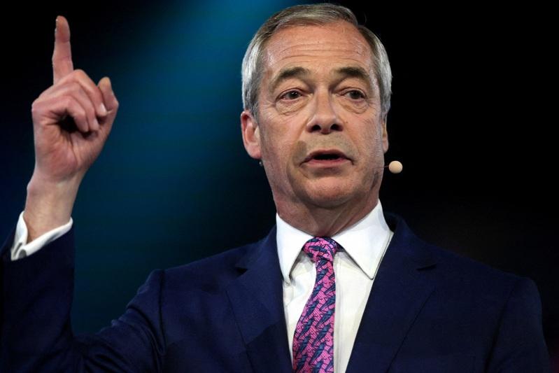 英国改革党党魁法拉吉。(路透档案照)