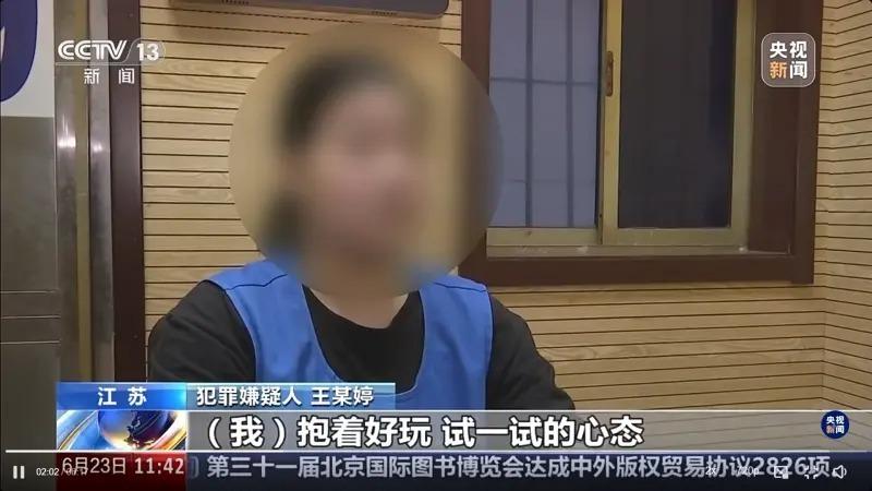 中国17岁女贩毒头目落网。(央视截屏)