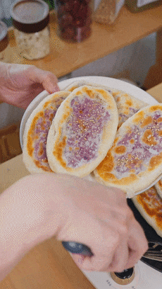 【宝宝辅食】紫薯酥饼的做法图解16