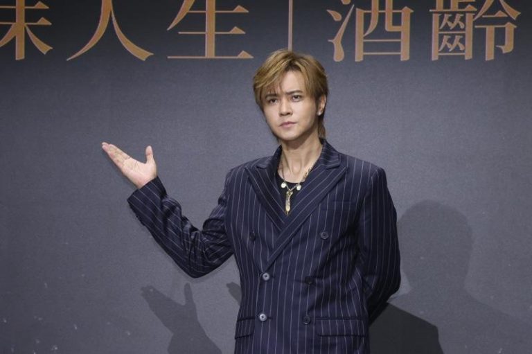 罗志祥为酒类代言，笑聊自己酒后会咬人。（记者梅衍侬／摄影）