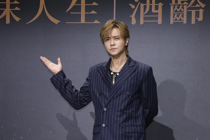 罗志祥为酒类代言,笑聊自己酒后会咬人。(记者梅衍侬/摄影)