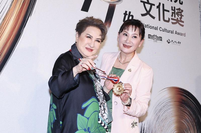 杨丽花举手投足皆魅力十足。记者王聪贤／摄影