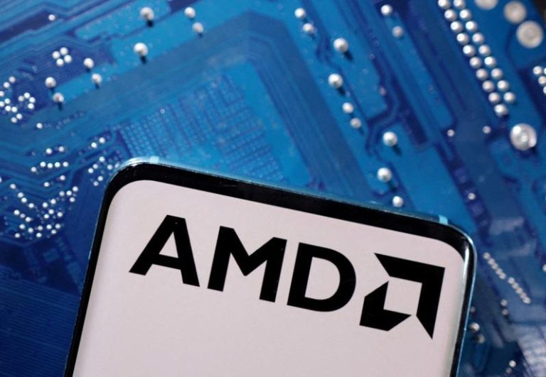 汇丰银行（HSBC）分析师团队看好，超微（AMD）明年AI营收有「庞大成长空间」。（路透）