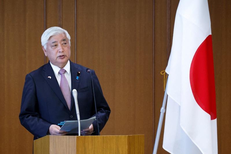日本防卫大臣中谷元。路透